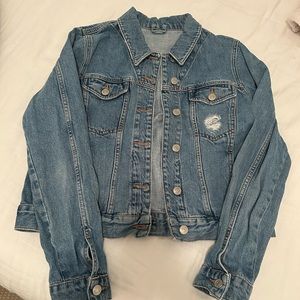 Top shop cropped Jean jacket